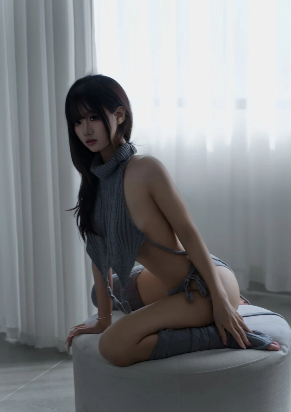 柒柒要乖哦 - No.065 居家毛衣 [112P-270MB] tg@simisebaisi 【丝足阁】018.webp